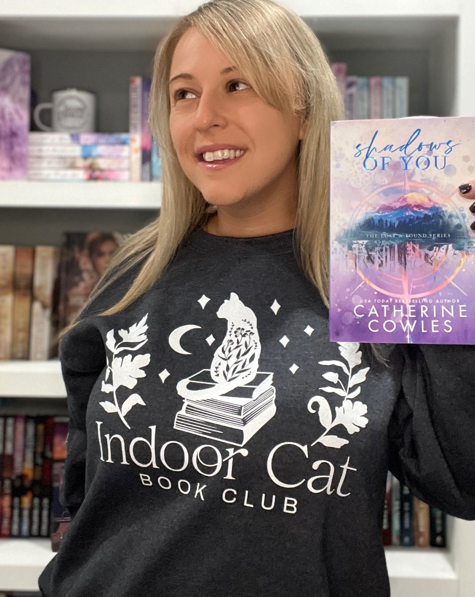 Indoor Cat Book Club Unisex Sweatshirt