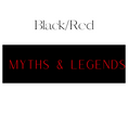 Load image into Gallery viewer, Myths & Legends Shelf Mark™ in Black & Red by FireDrake Artistry®
