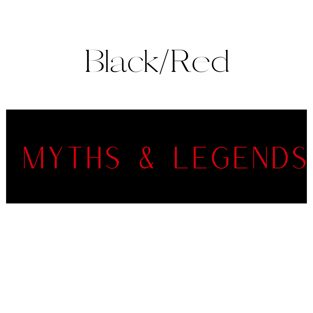 Myths & Legends Shelf Mark™ in Black & Red by FireDrake Artistry®