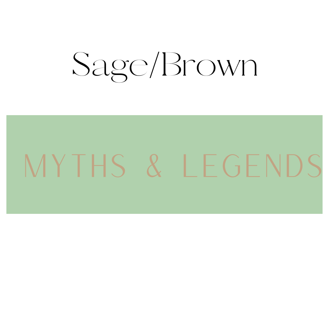 Myths & Legends Shelf Mark™ in Sage & Brown by FireDrake Artistry®