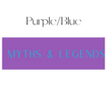 Load image into Gallery viewer, Myths & Legends Shelf Mark™ in Purple & Blue by FireDrake Artistry®
