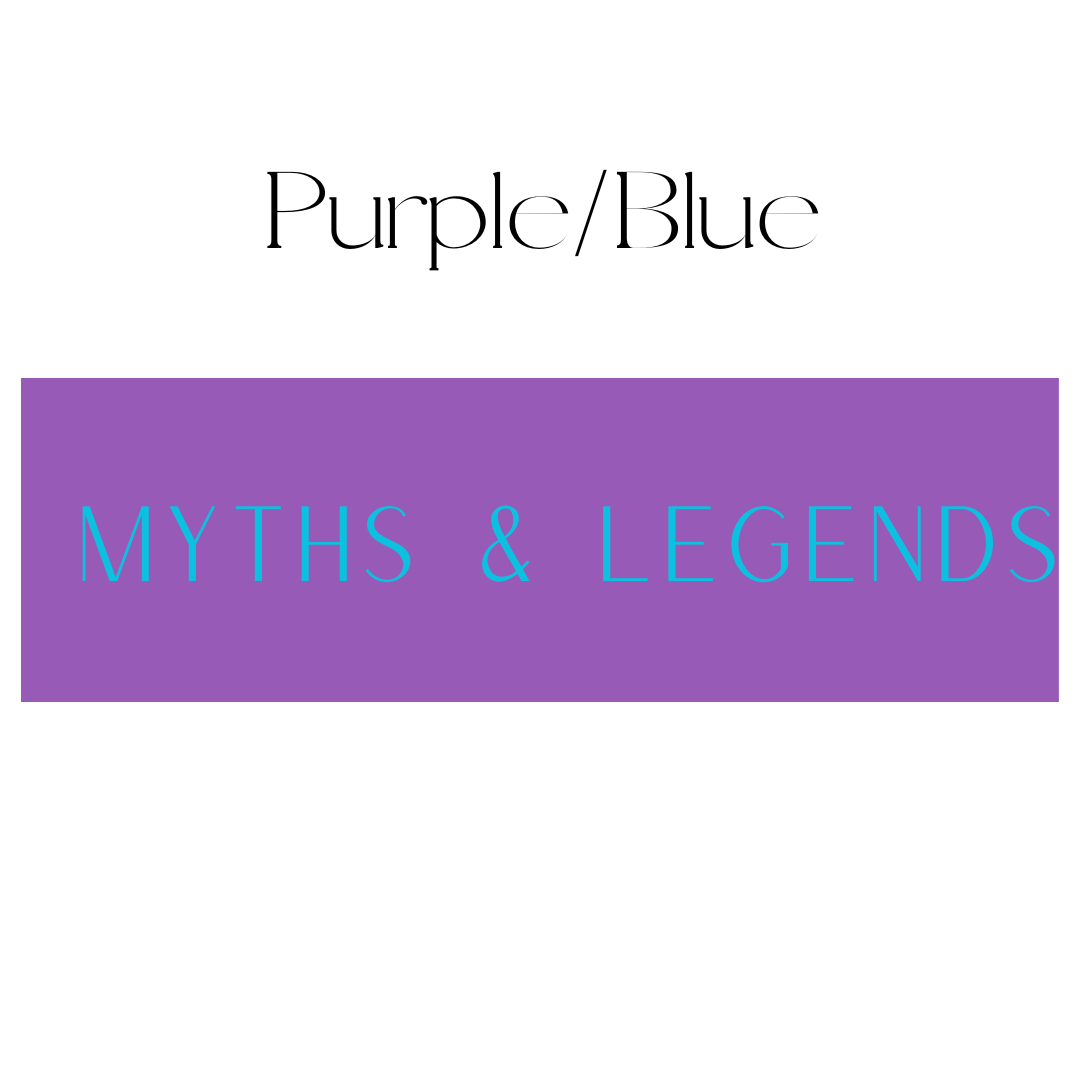 Myths & Legends Shelf Mark™ in Purple & Blue by FireDrake Artistry®
