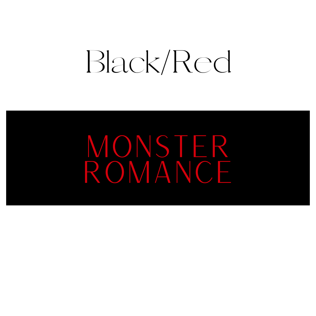 Monster Romance Shelf Mark™ in Black & Red by FireDrake Artistry®