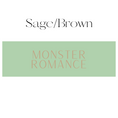 Load image into Gallery viewer, Monster Romance Shelf Mark™ in Sage & Brown by FireDrake Artistry®
