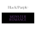 Load image into Gallery viewer, Vertical Black & Purple Monster Romance Shelf Mark™ by FireDrake Artistry®
