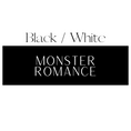 Load image into Gallery viewer, Vertical Black & White Monster Romance Shelf Mark™ by FireDrake Artistry®
