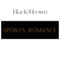 Load image into Gallery viewer, Vertical Black & Brown Sports Romance Shelf Mark™ by FireDrake Artistry®
