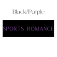 Load image into Gallery viewer, Vertical Black & Purple Sports Romance Shelf Mark™ by FireDrake Artistry®
