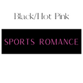 Load image into Gallery viewer, Vertical Black & Hot Pink Sports Romance Shelf Mark™ by FireDrake Artistry®
