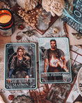 Load image into Gallery viewer, “The Shield Maiden" Tarot Card Shelf Sign - Officially Licensed Danielle Jensen
