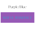 Load image into Gallery viewer, Mafia Romance Shelf Mark™ in Purple & Blue by FireDrake Artistry®
