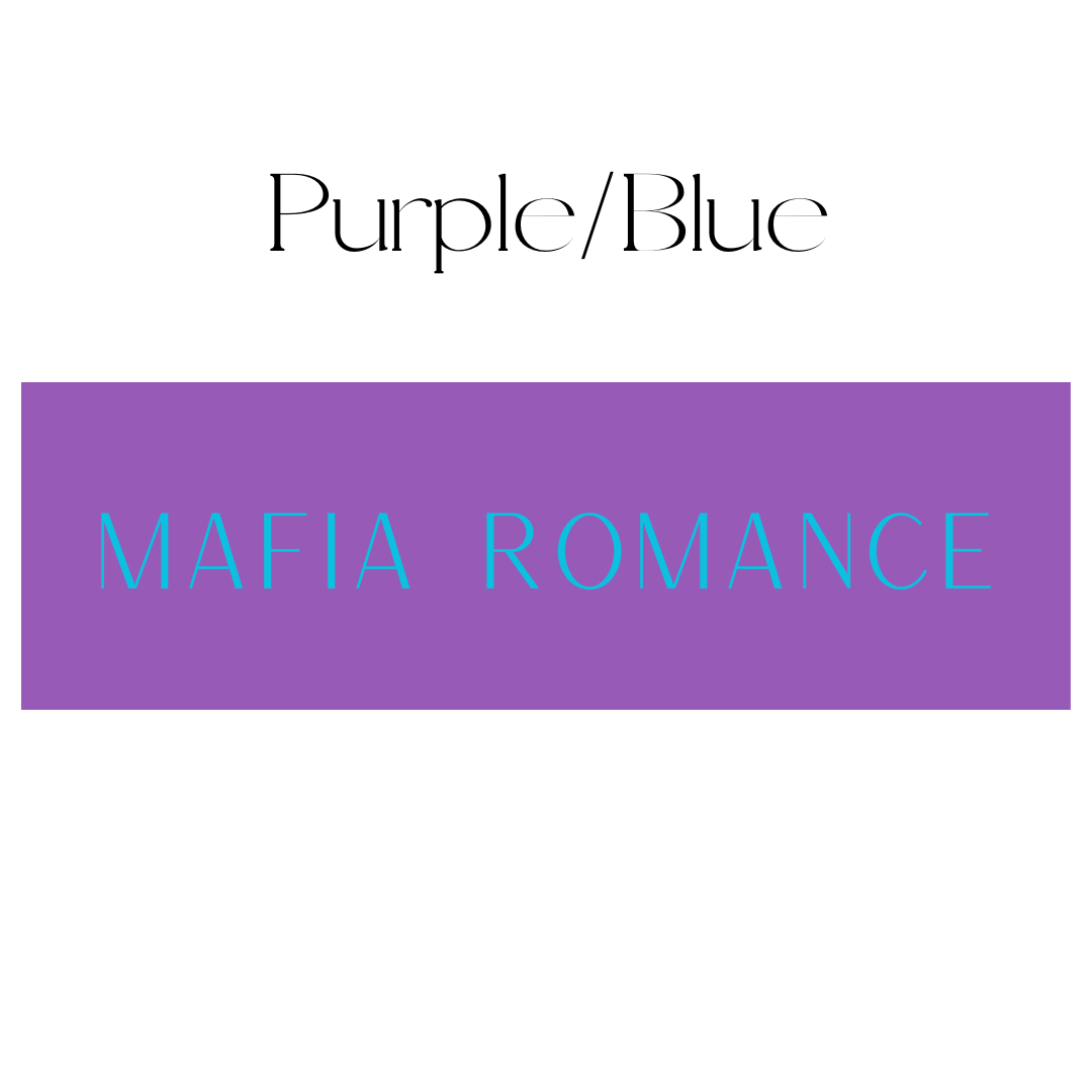 Mafia Romance Shelf Mark™ in Purple & Blue by FireDrake Artistry®