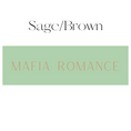 Load image into Gallery viewer, Mafia Romance Shelf Mark™ in Sage & Brown by FireDrake Artistry®
