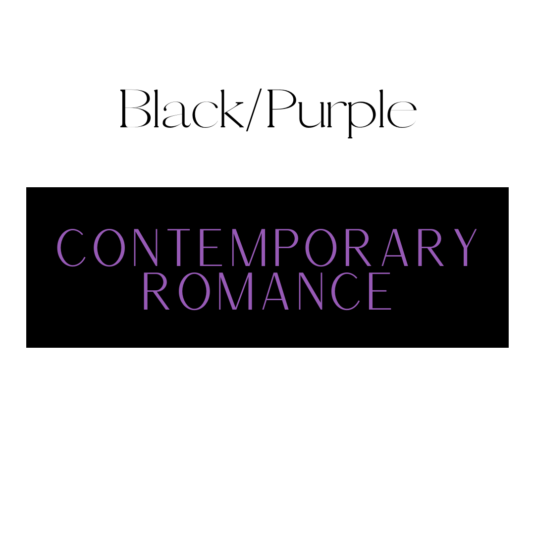 Contemporary Romance Shelf Mark™ in Black & Purple by FireDrake Artistry®