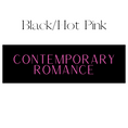 Load image into Gallery viewer, Contemporary Romance Shelf Mark™ in Black & Hot Pink by FireDrake Artistry®
