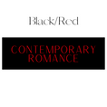 Load image into Gallery viewer, Contemporary Romance Shelf Mark™ in Black & Red by FireDrake Artistry®
