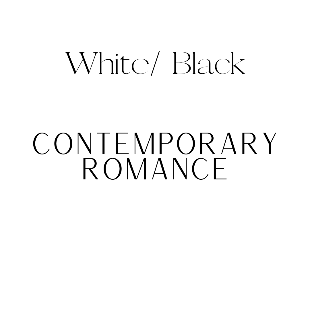 Contemporary Romance Shelf Mark™ in White & Black by FireDrake Artistry®
