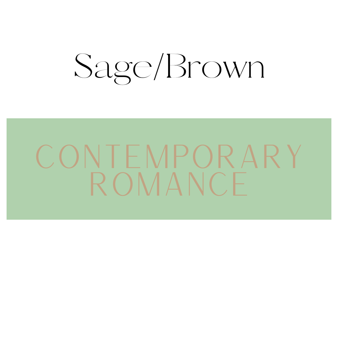 Contemporary Romance Shelf Mark™ in Sage & Brown by FireDrake Artistry®