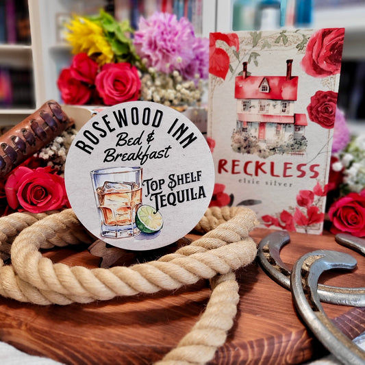 Officially Licensed Elsie Silver Rosewood Inn Coaster by FireDrake Artistry®