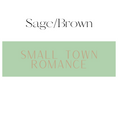 Load image into Gallery viewer, Small Town Romance Shelf Mark™ in Sage & Brown by FireDrake Artistry®
