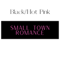 Load image into Gallery viewer, Vertical Black & Hot Pink Small Town Romance Shelf Mark™ by FireDrake Artistry®
