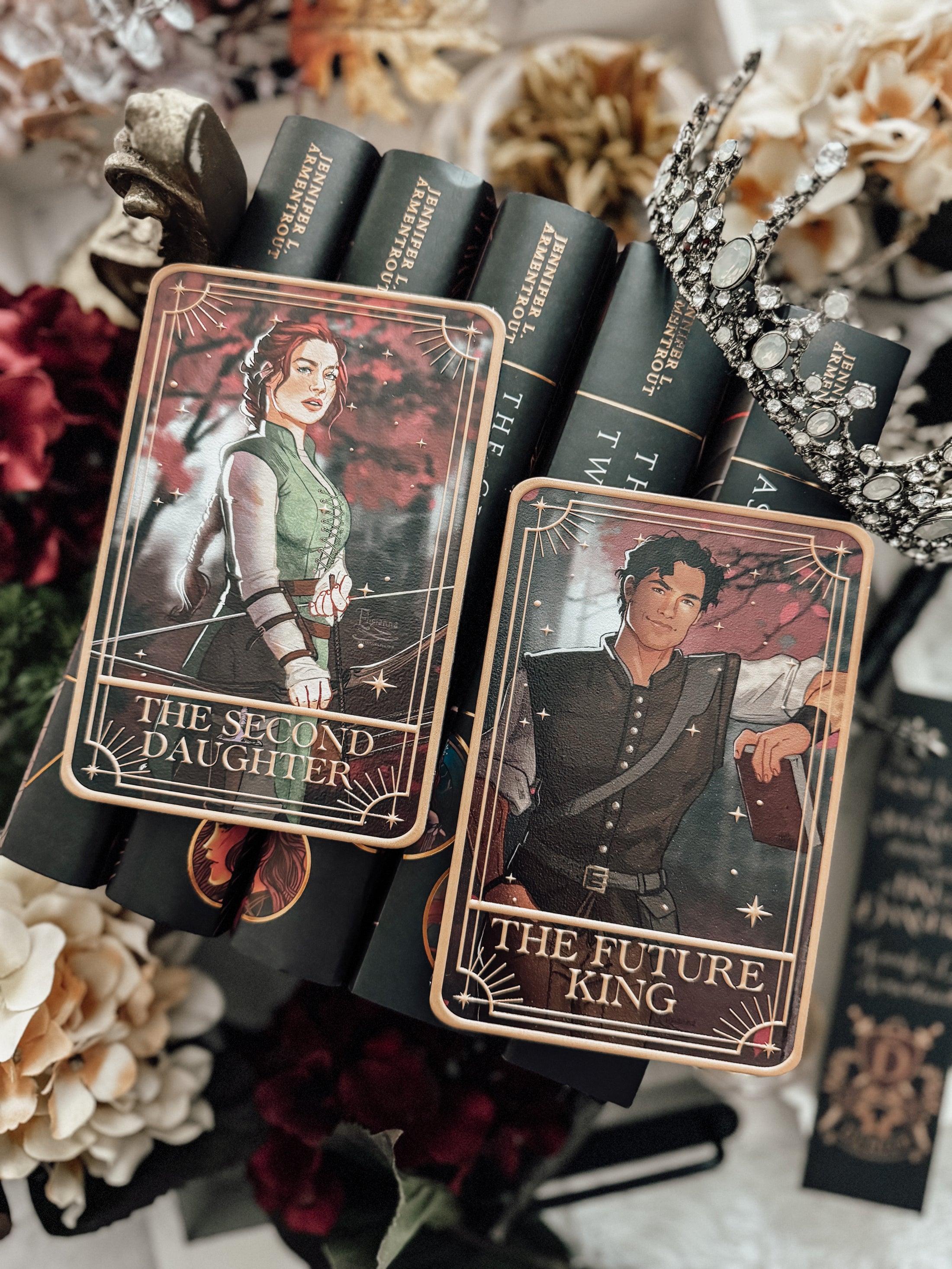 “The Second Daughter" Poppy Tarot Card Shelf Sign - Officially Licensed From Blood & Ash