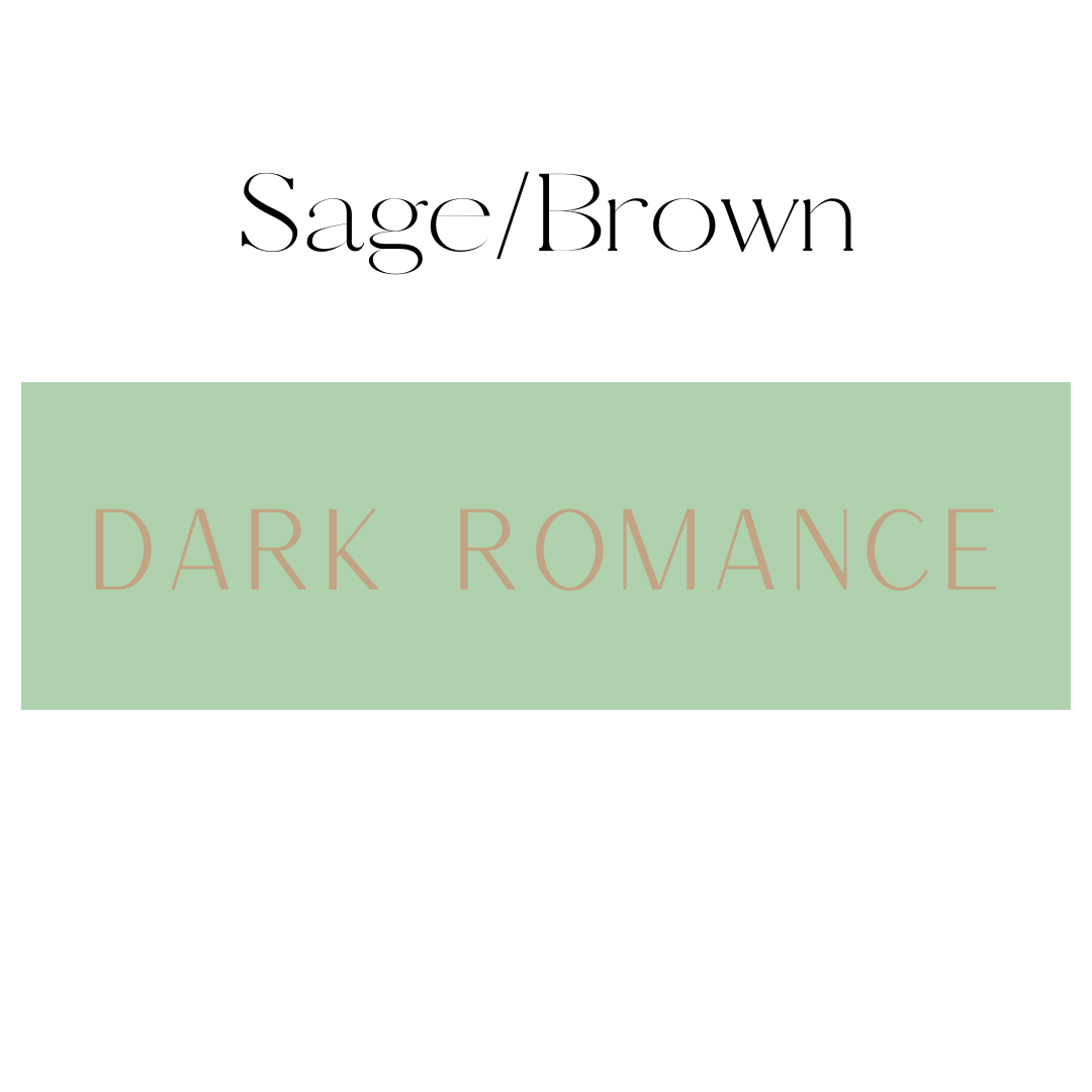 Dark Romance Shelf Mark™ in Sage & Brown by FireDrake Artistry®