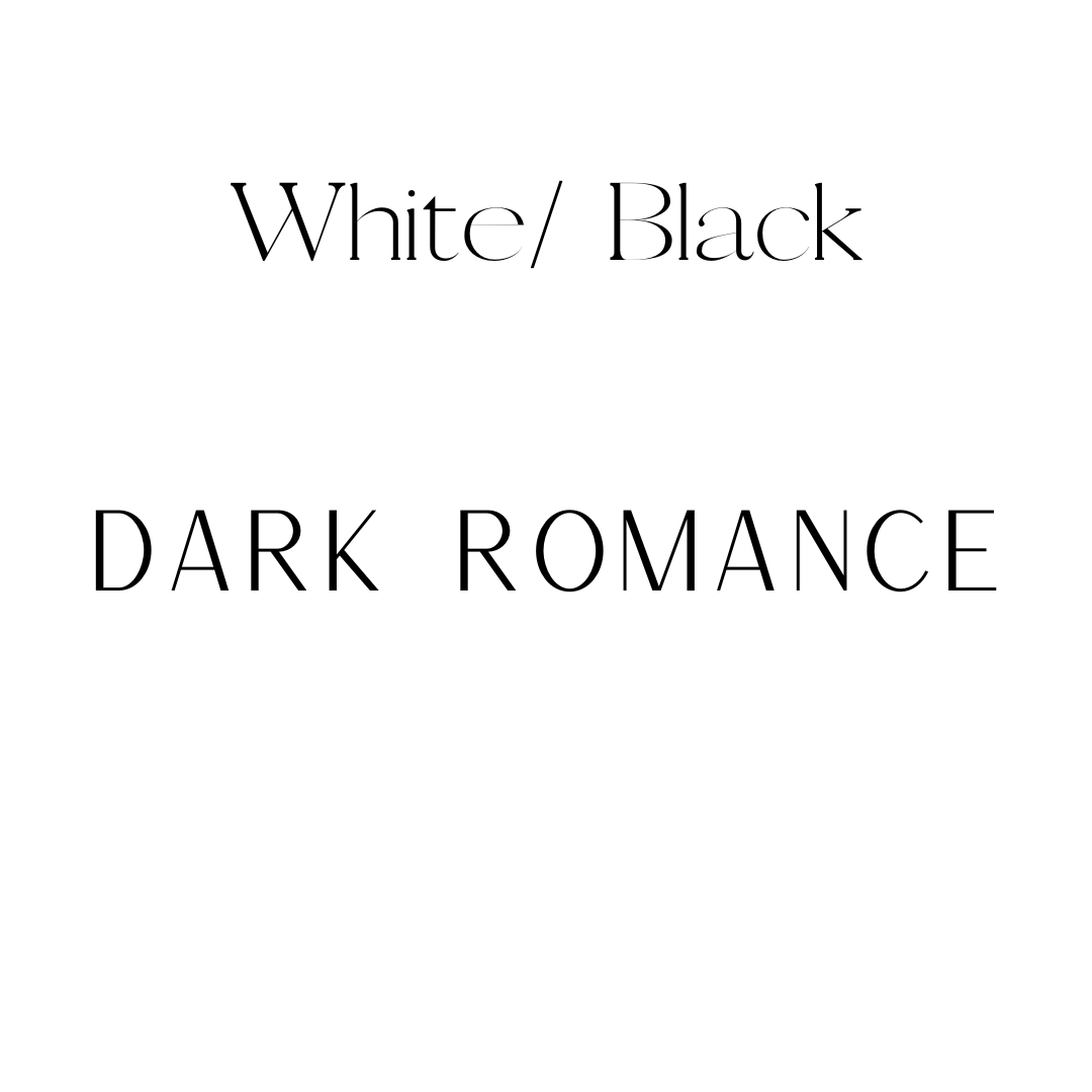 Dark Romance Shelf Mark™ in White & Black by FireDrake Artistry®