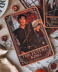 Load image into Gallery viewer, “The Future King" Casteel Tarot Card Shelf Sign - Officially Licensed From Blood and Ash
