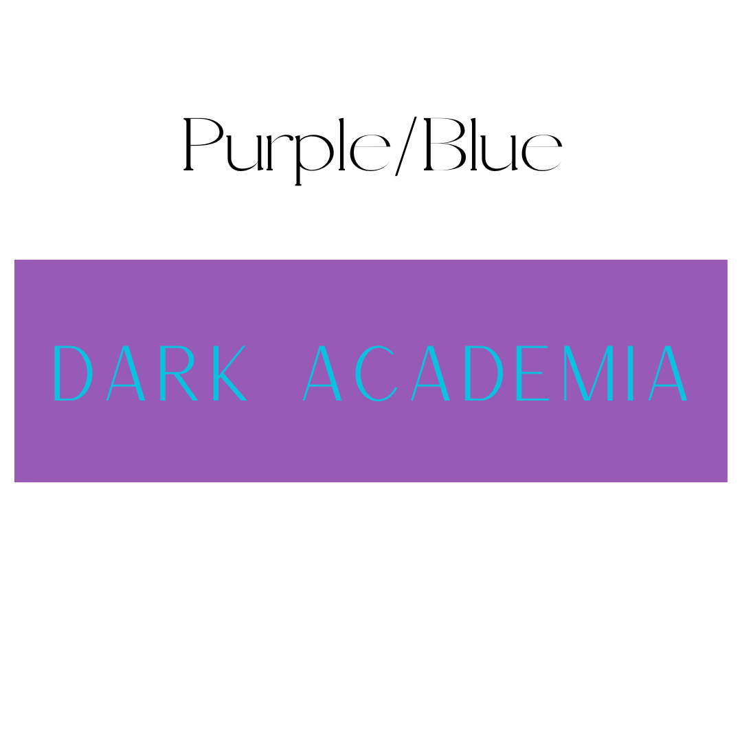 Vertical Purple & Blue Dark Academia Shelf Mark™ by FireDrake Artistry®