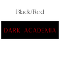 Load image into Gallery viewer, Vertical Black & Red Dark Academia Shelf Mark™ by FireDrake Artistry®
