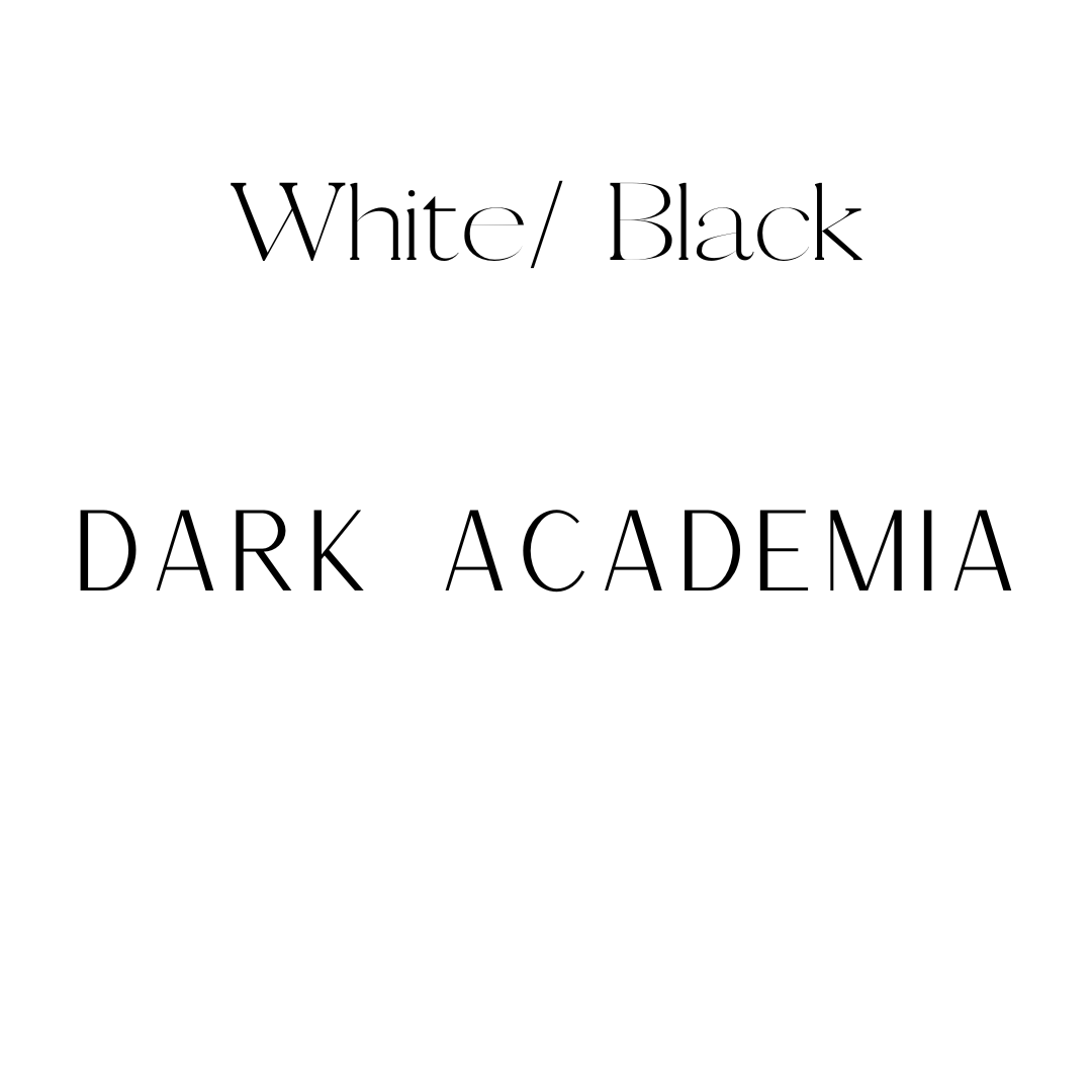 Vertical White & Black Dark Academia Shelf Mark™ by FireDrake Artistry®