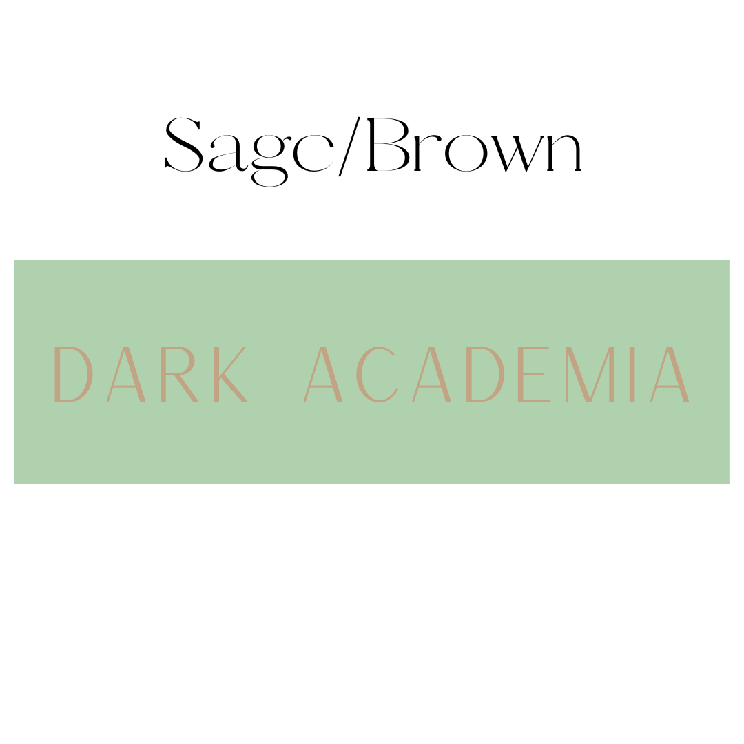 Vertical Sage & Brown Dark Academia Shelf Mark™ by FireDrake Artistry®