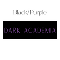 Load image into Gallery viewer, Vertical Black & Purple Dark Academia Shelf Mark™ by FireDrake Artistry®
