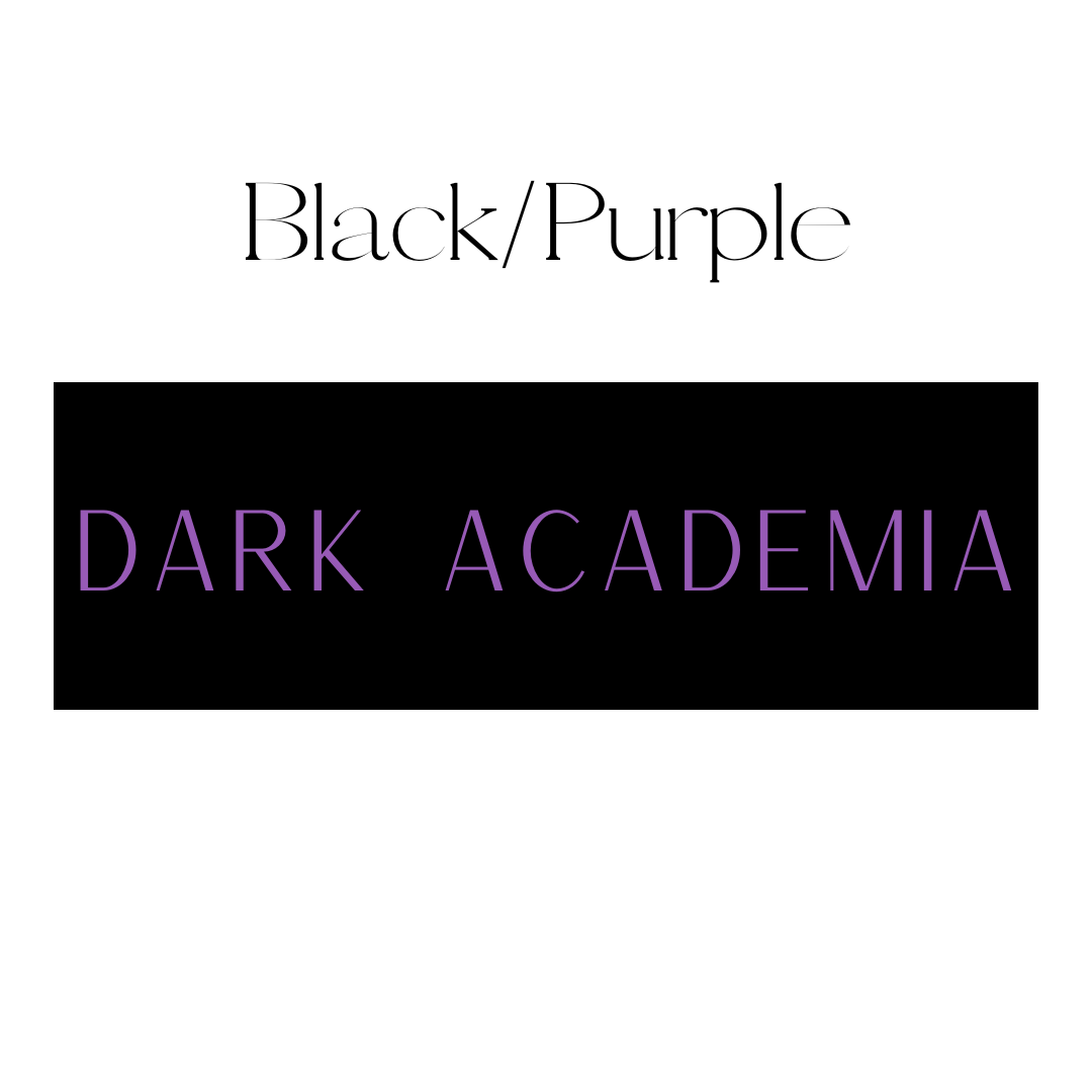 Vertical Black & Purple Dark Academia Shelf Mark™ by FireDrake Artistry®