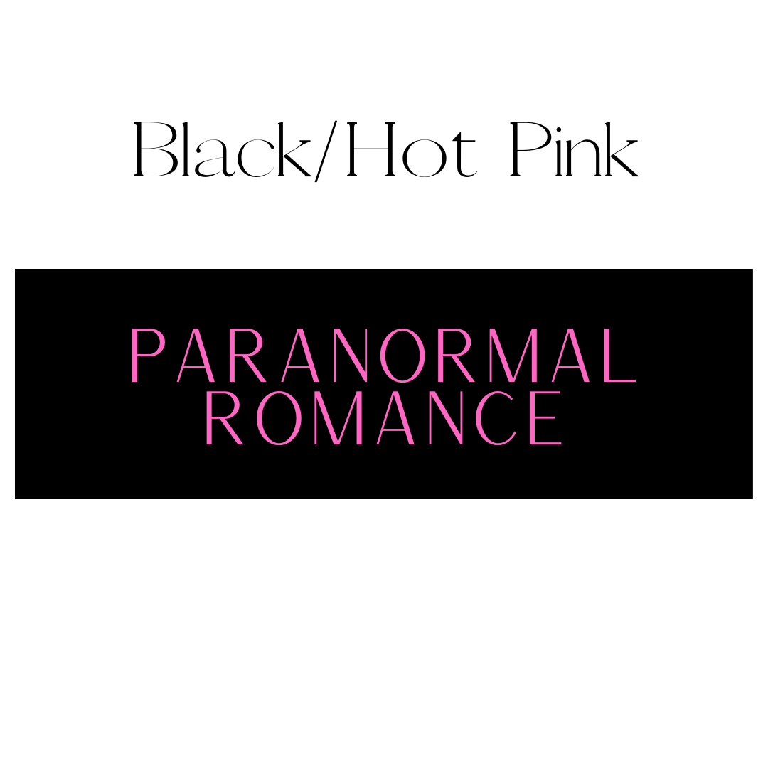 Paranormal Romance Shelf Mark™ in Black & Hot Pink by FireDrake Artistry®