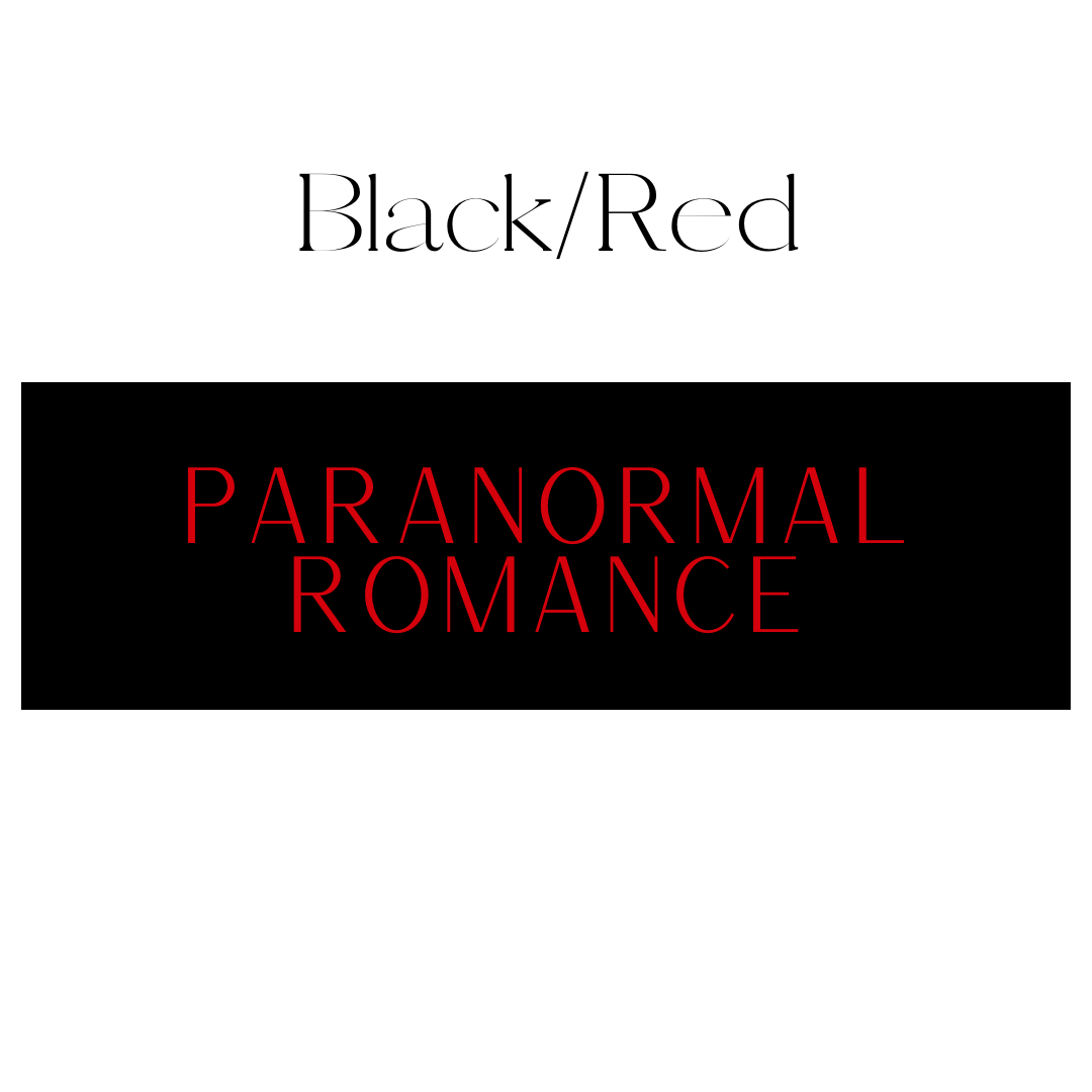 Paranormal Romance Shelf Mark™ in Black & Red by FireDrake Artistry®