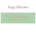 Load image into Gallery viewer, Paranormal Romance Shelf Mark™ in Sage & Brown by FireDrake Artistry®
