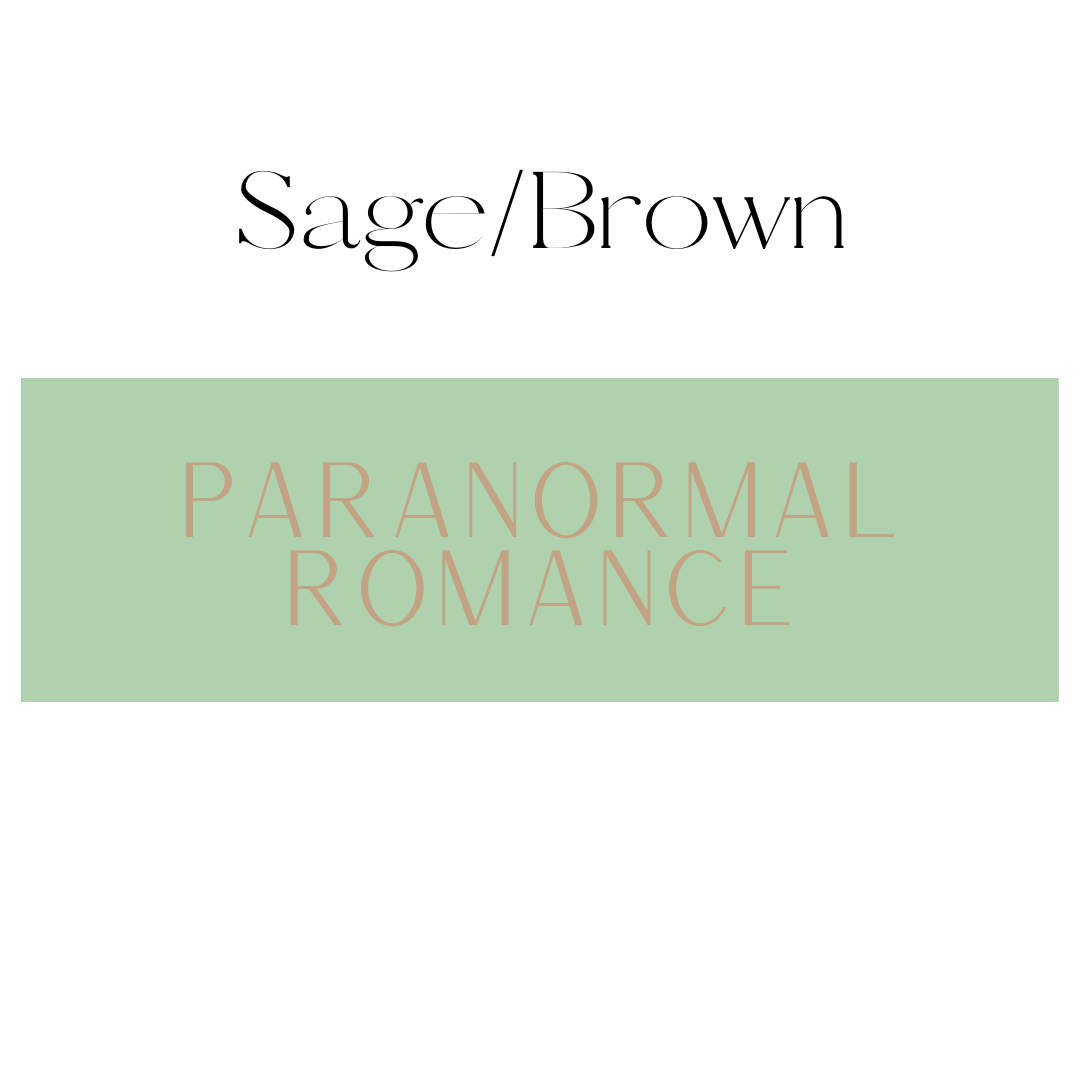 Paranormal Romance Shelf Mark™ in Sage & Brown by FireDrake Artistry®