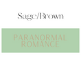 Load image into Gallery viewer, Paranormal Romance Shelf Mark™ in Sage/Brown by FireDrake Artistry®
