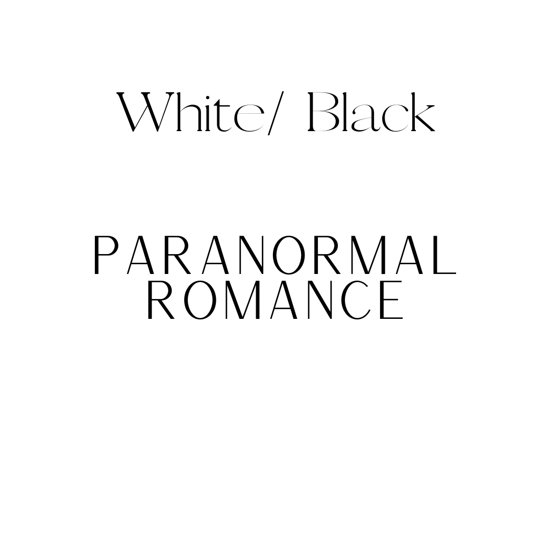 Paranormal Romance Shelf Mark™ in White & Black by FireDrake Artistry®
