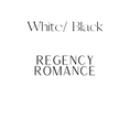 Load image into Gallery viewer, Regency Romance Shelf Mark™ in White & Black by FireDrake Artistry®
