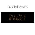 Load image into Gallery viewer, Regency Romance Shelf Mark™ in Black & Brown by FireDrake Artistry®
