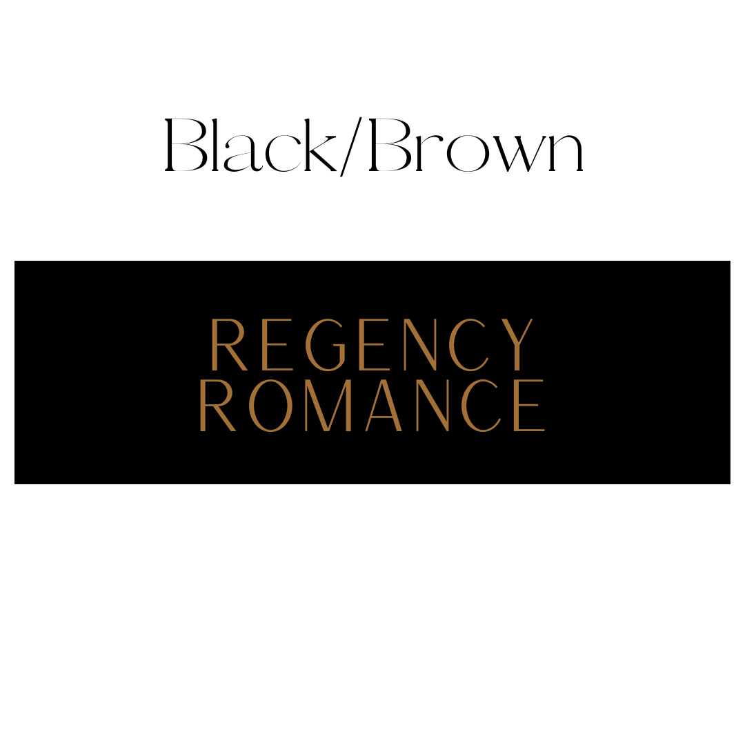 Regency Romance Shelf Mark™ in Black & Brown by FireDrake Artistry®