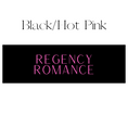 Load image into Gallery viewer, Regency Romance Shelf Mark™ in Black/Hot Pink by FireDrake Artistry®
