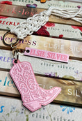 Load image into Gallery viewer, Officially Licensed Elsie Silver Cowboy Boot Keychain by FireDrake Artistry®
