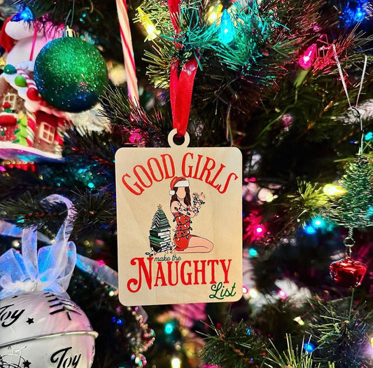 Good Girl Naughty List Ornament