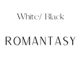 Load image into Gallery viewer, Vertical White & Black Romantasy Shelf Mark™ by FireDrake Artistry®
