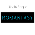 Load image into Gallery viewer, Romantasy Shelf Mark™ in Black & Acqua by FireDrake Artistry®
