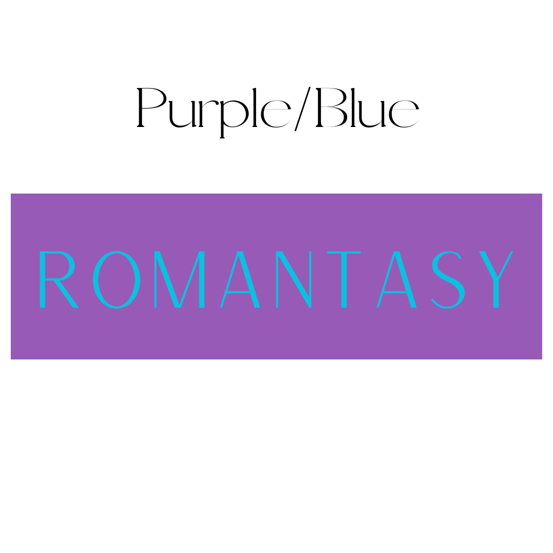 Vertical Purple & Blue Romantasy Shelf Mark™ by FireDrake Artistry®